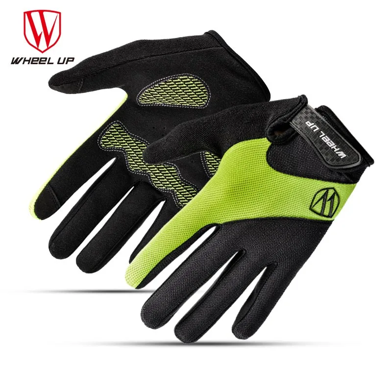 Колеса до Полный Пальцы велосипедные перчатки Для мужчин женщин для верховой
