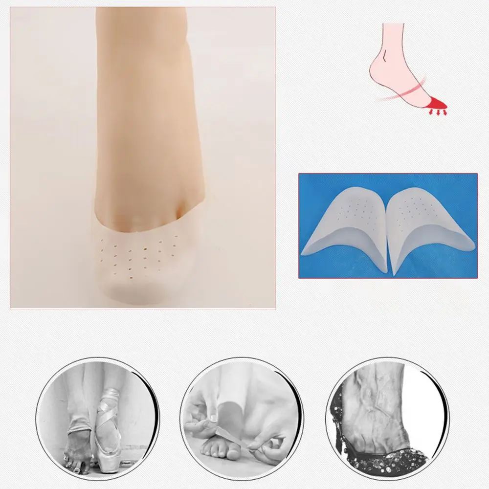 1 Pair Toe Protector Silicone Gel Pointe Cap Cover For Toes Soft Pads Protectors Ballet Shoes Feet Care Tools Pedicure | Красота и
