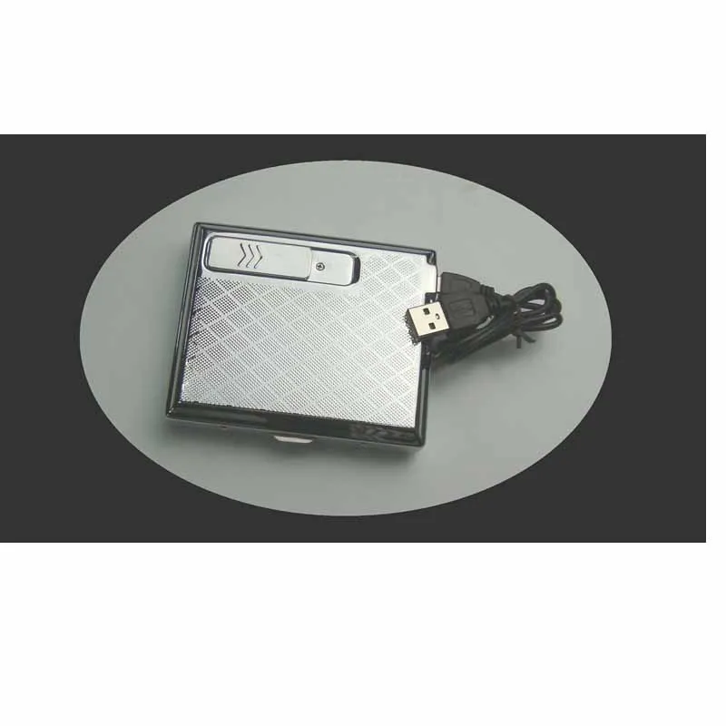 20 сигарет коробка USB чехол для с прикуривателем Упаковка: Подарочная коробка|20