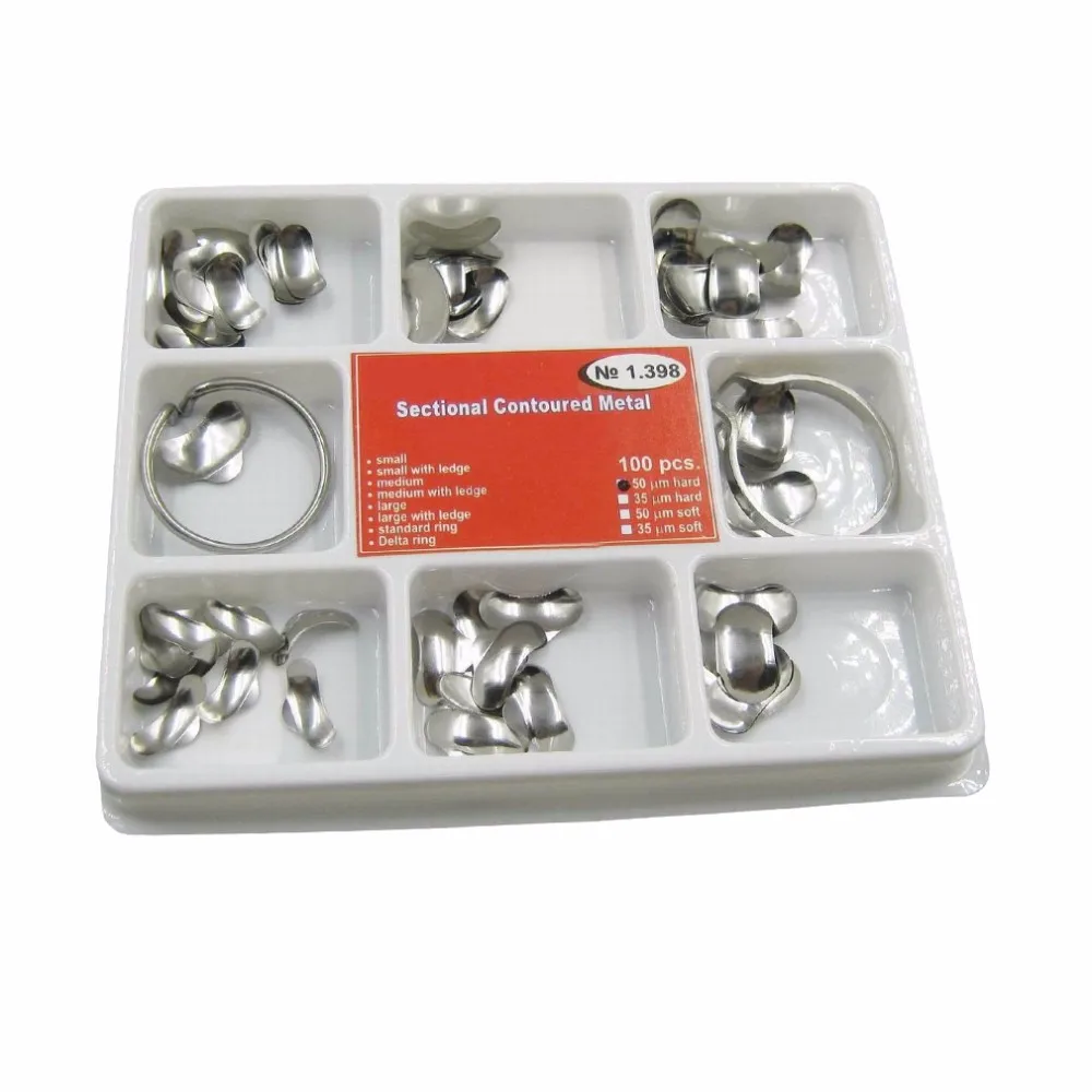 Стоматологическое оборудование 100 шт. полный комплект стоматологическая матрица