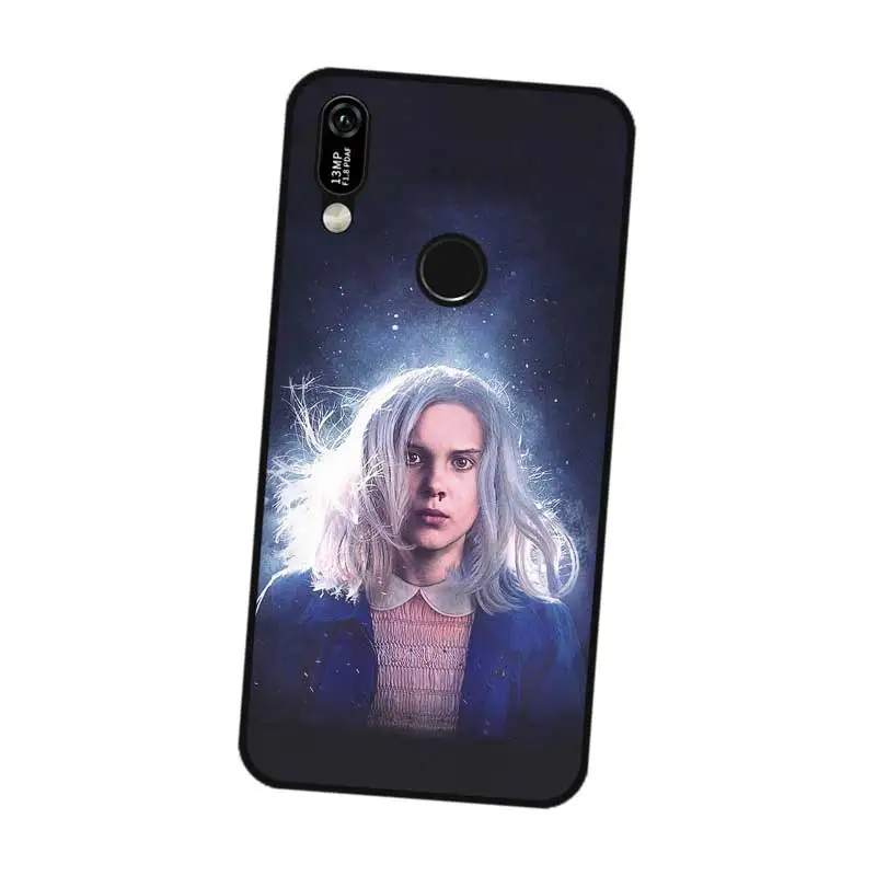 N420 очень странные дела Черный силиконовый чехол для huawei Y5 Y6 Y7 Y9