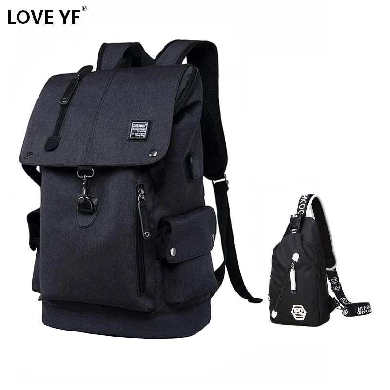 Повседневный мужской рюкзак, Большой Вместительный рюкзак для ноутбука, нейлоновый водонепроницаемый спортивный рюкзак для путешествий, студенческий рюкзак