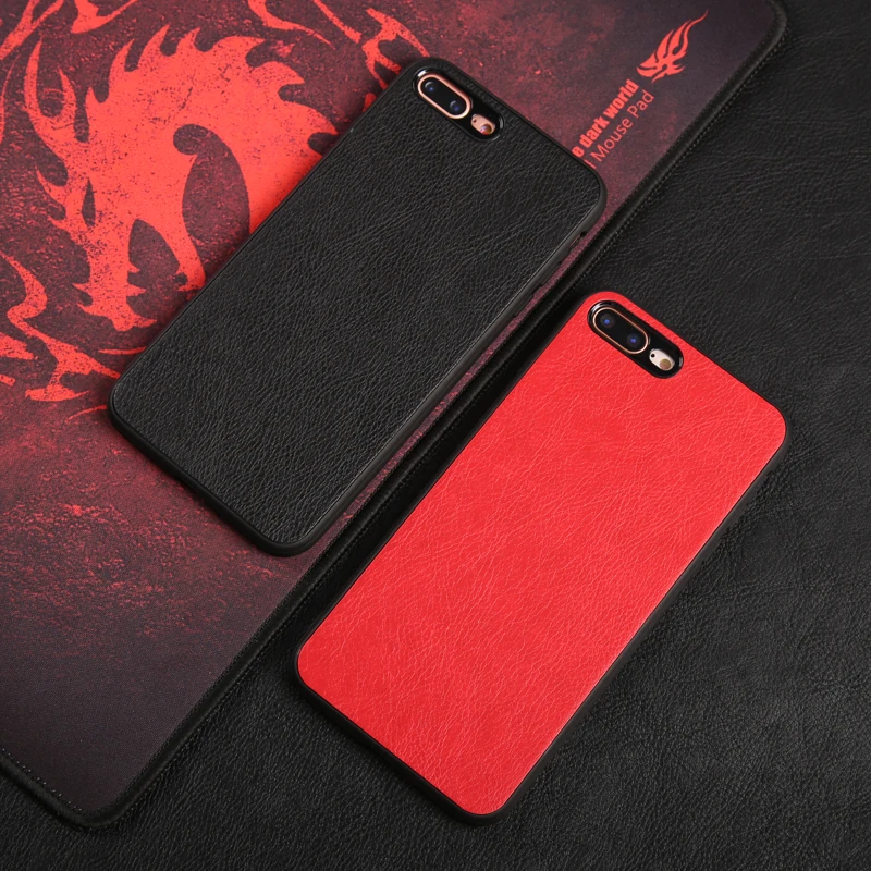 Wangcangli масло воск кожаный чехол для телефона iPhone 7 plus 8 все включено анти-осенний