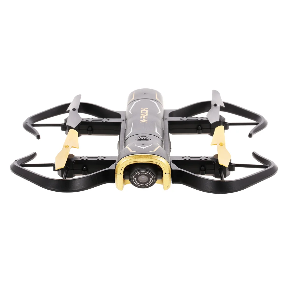 Квадрокоптер Attop с камерой 720 P складной Радиоуправляемый Дрон Wi Fi FPV Gravity Sense
