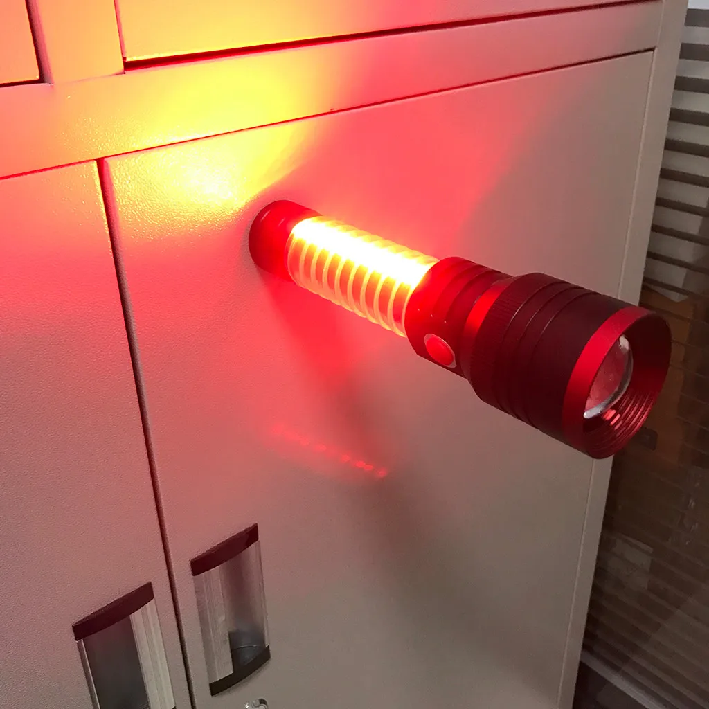 Фонарь для велосипеда супер яркий T6 + COB светодиодный тактический USB