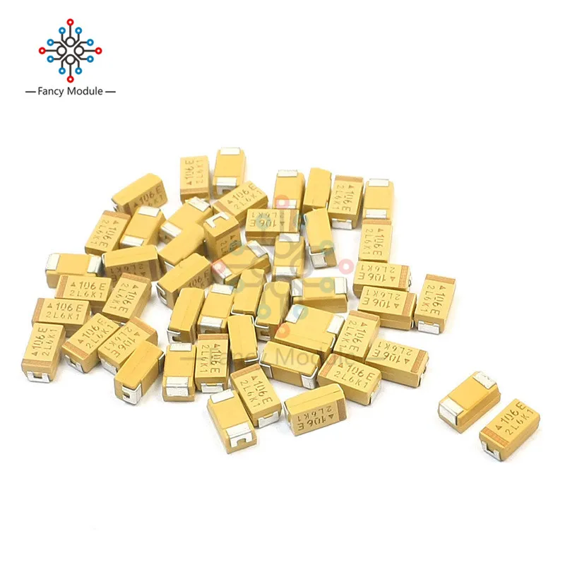 20 шт. 10 мкФ 35 в C6032 типа с Танталовый конденсатор SMD C 6032 чип|chip|chip tantalum capacitorschip capacitor