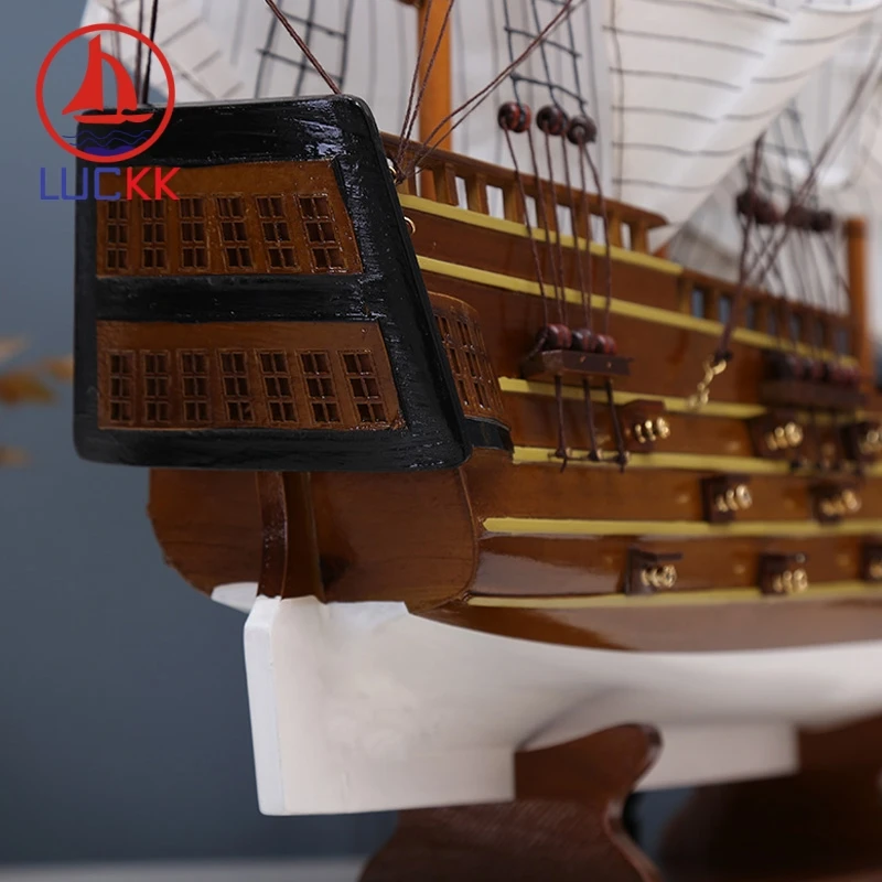 LUCKK 75 см HMS VICTORY 1765 деревянные модели кораблей парусная лодка строительные