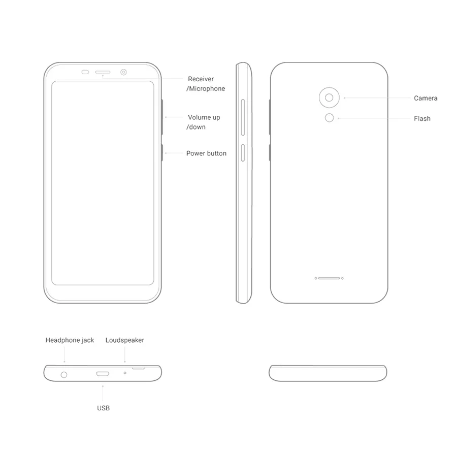 Оригинальный смартфон Meizu C9 M9C полный экран 5 45 дюйма четырёхъядерный 2 Гб 16 M818H