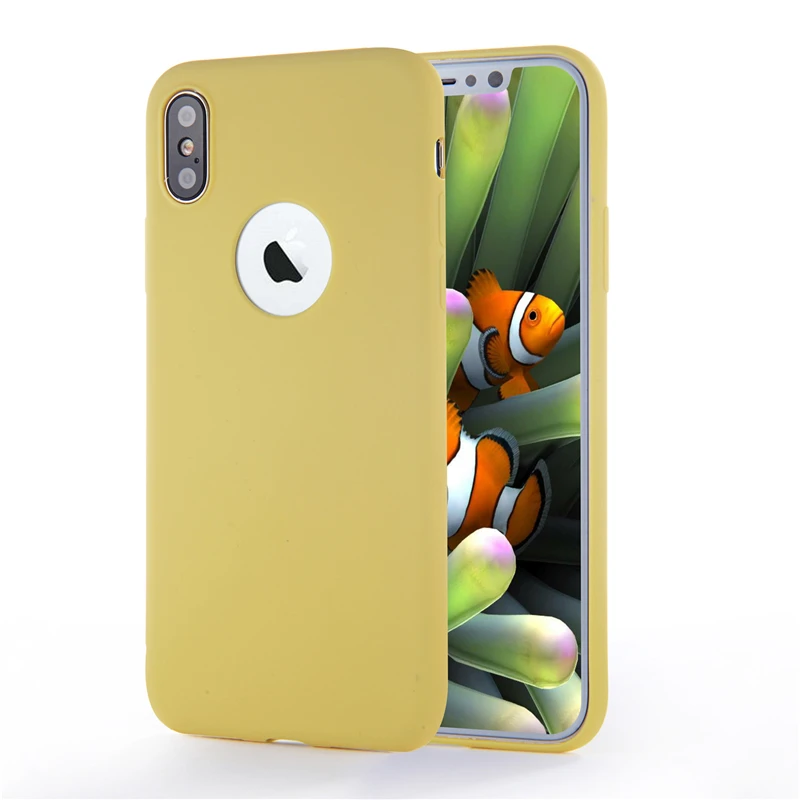 Матовый Силиконовый чехол для iPhone 6S 6 s 7 8 Plus X 10 5 5S SE 5SE 6Plus мобильного телефона |