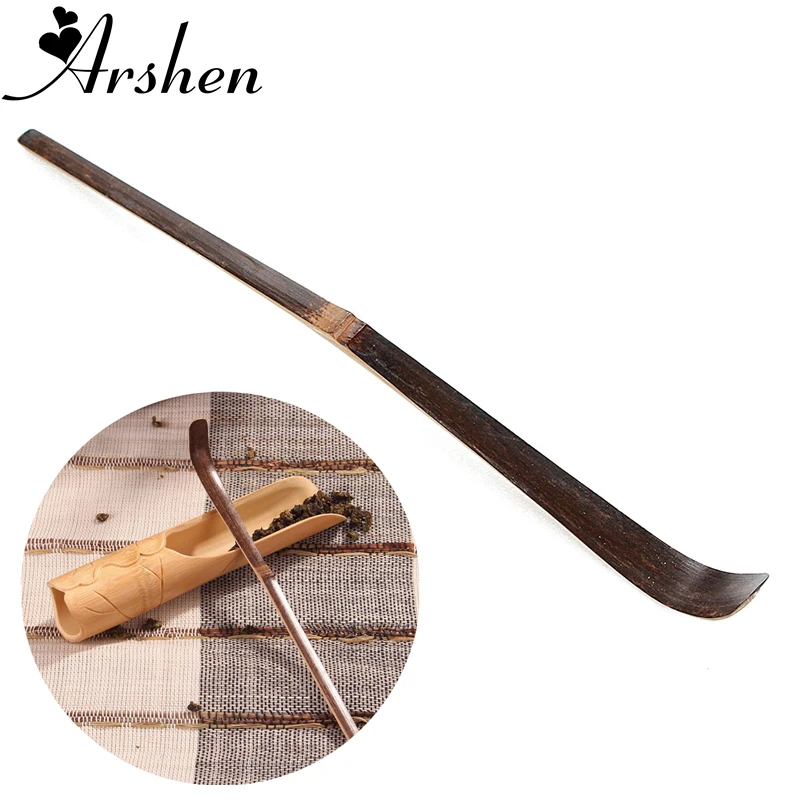 Arshen 18 см бамбуковая чайная ложка зеленая черная для чайной - Цена: 108,50 руб.
