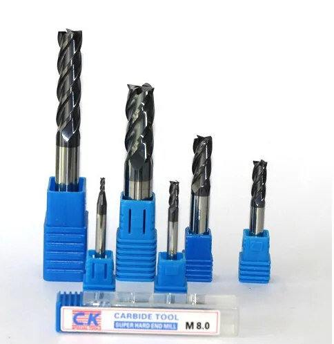 11PCSCoated Tungsten carbide end mill cutter 4 flutes D1.5 D1 D2 D2.5 D3 D3.5 D4 D5 D6 D8 D10 CNC Milling Tools | Инструменты
