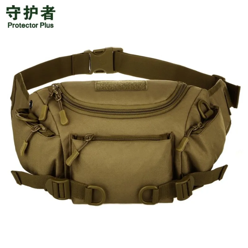 

Tactical Military Leisure Nylon Waist Bag Dual Purpose Multifunctional Waterproof Waist Bag Camouflage Skew Bag Bag