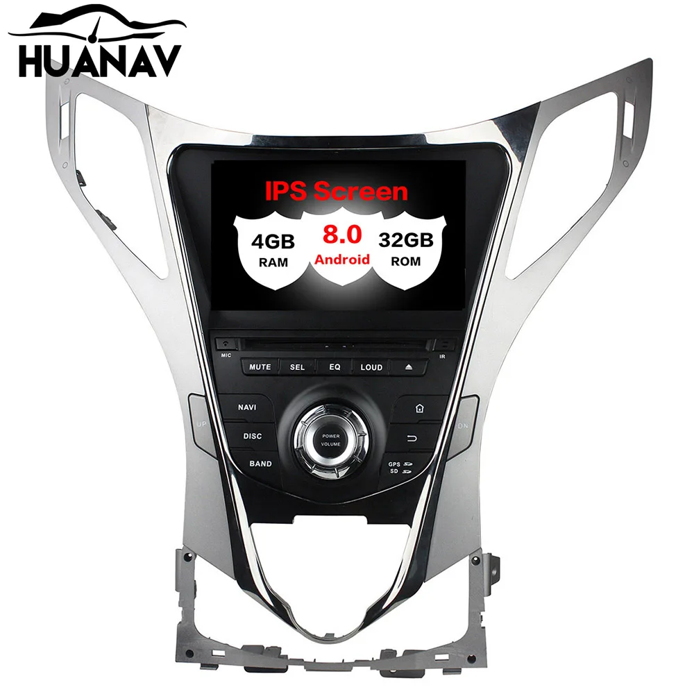 

HUANVA Android 8,0 без DVD плеера GPS навигация для Hyundai AZERA Grandeur i55 2011 + головное устройство мультимедийный плеер магнитофон