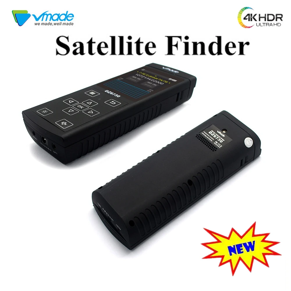 Vmade новейший спутниковый искатель в спутниковом ТВ-приемнике для DVBS/DVBS2 ТВ-приставка потребление 3,0 lcd цветной экран спутниковый счетчик