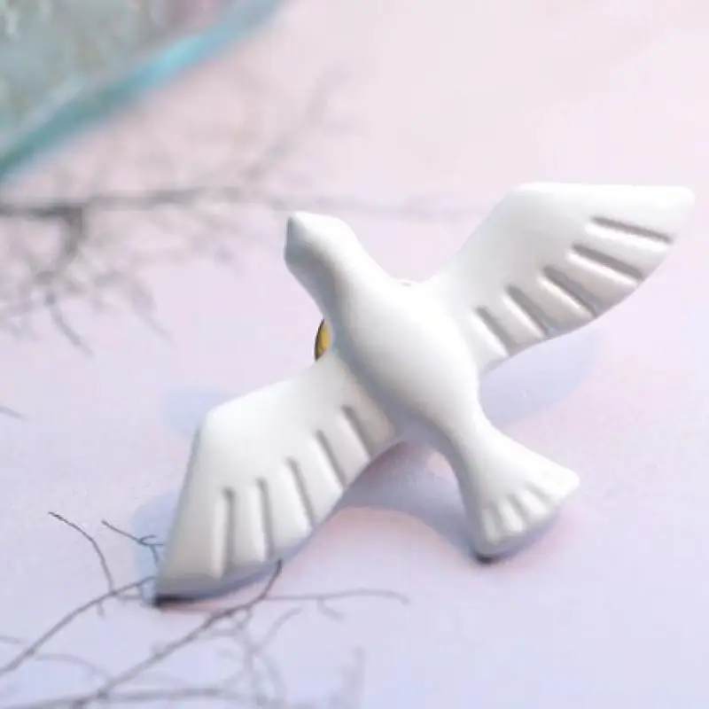 Корейская оригинальная винтажная белая Dove Of Peace брошь в виде голубя корсаж