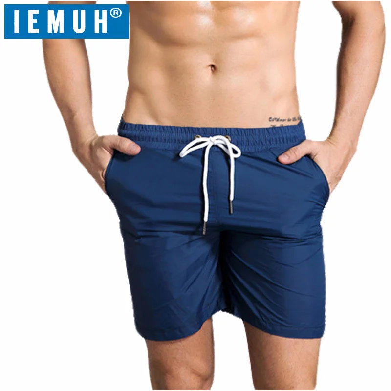 IEMUH Brand Sport Men Beach Shorts Summer Surf Reflective shorts Quick Dry Boardshorts Mens Swim Beachwear | Спорт и развлечения