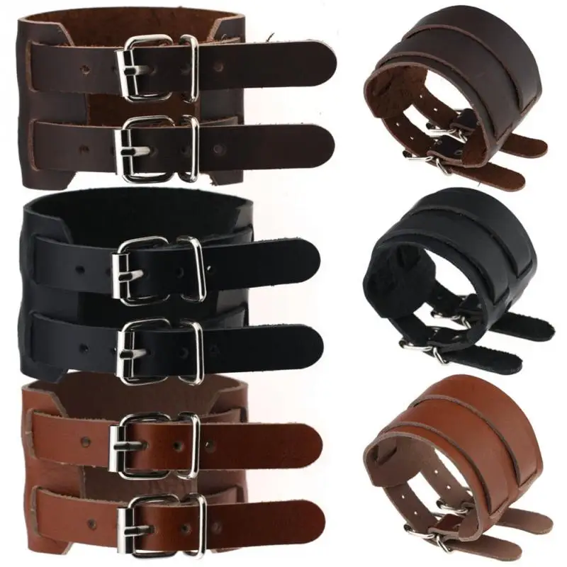 Браслет для мужчин и девочек в стиле стимпанк из искусственной кожи | Украшения