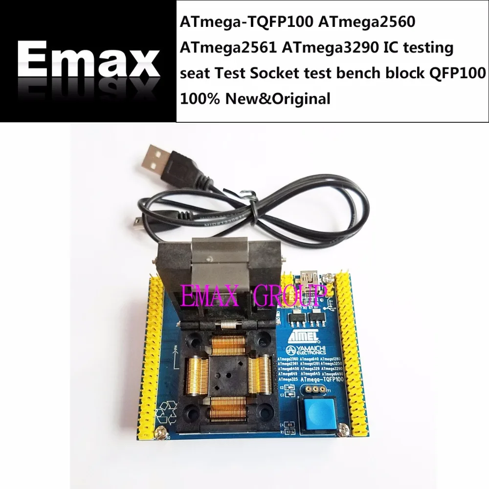 ATmega-TQFP100 ATmega2560 ATmega2561 ATmega3290 IC Тесты ing сиденье Тесты гнездо Тесты блок верстака TQFP100 QFP100