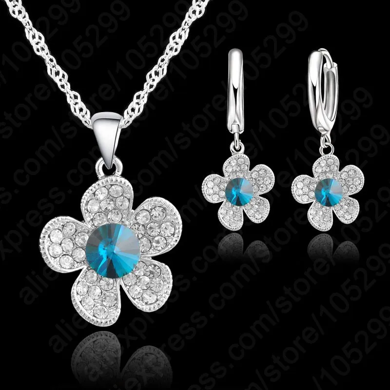 Женское Ожерелье и серьги из серебра 925 пробы с фианитами|jewelry headpiece|jewelry globejewelry gifts