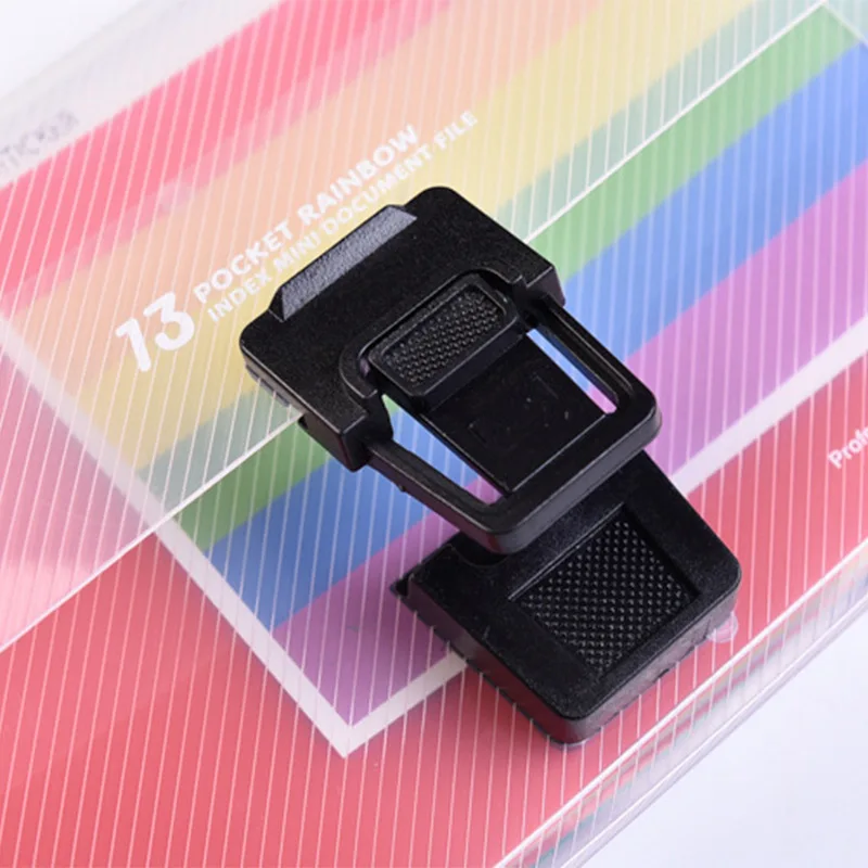 13 Grids A6 Document Bag Cute Rainbow Color Mini Bill Receipt File Pouch Folder Organizer Holder Office School Supply | Канцтовары для