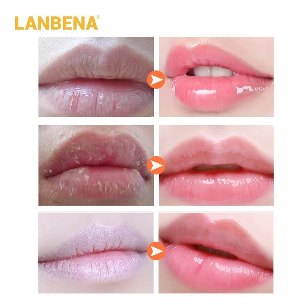 LANBENA хамелеоновый бальзам для губ розовая Гиалуроновая кислота эссенция авокадо