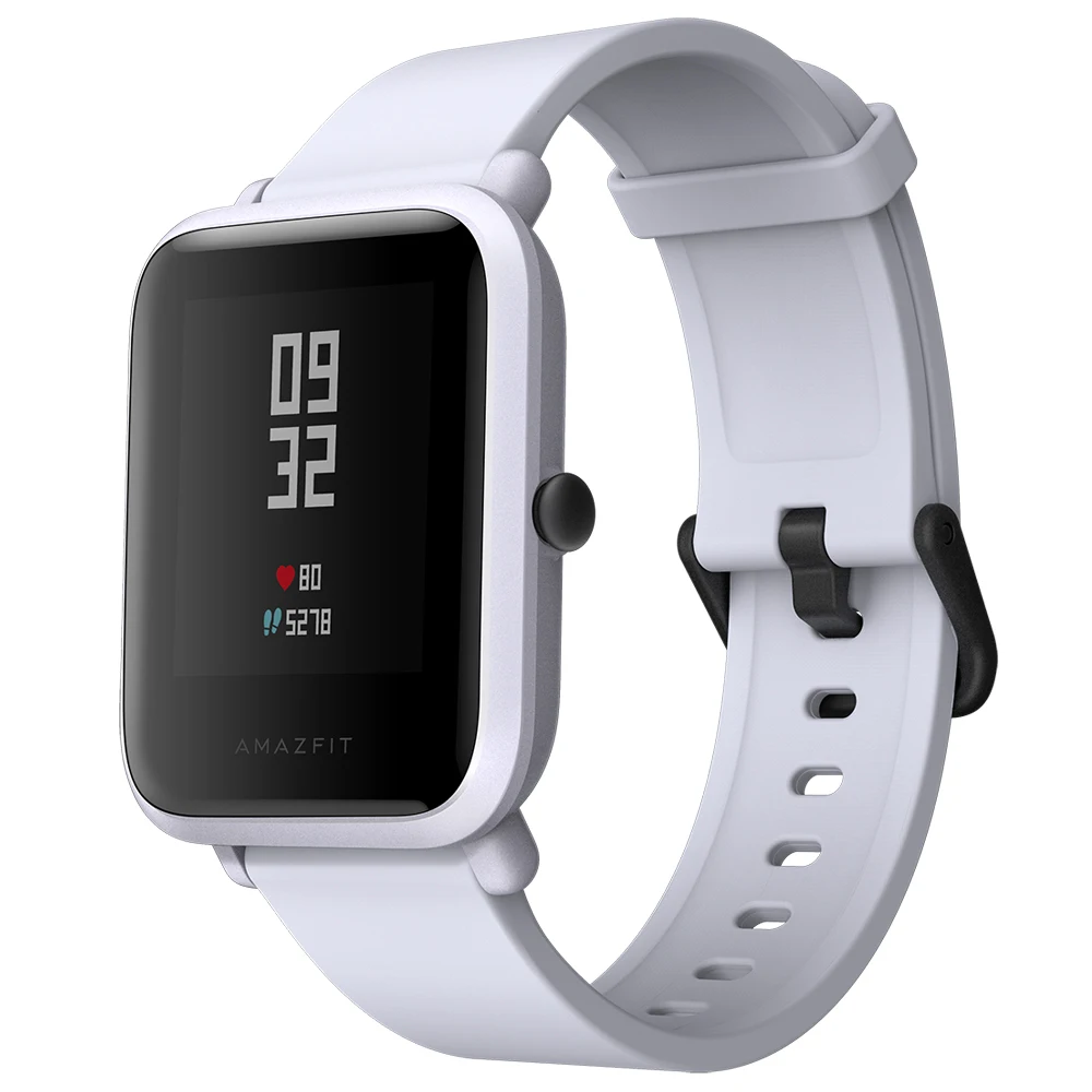 Белый AMAZFIT Bip Youth Edition Смарт часы gps ГЛОНАСС Bluetooth 4,0 монитор сердечного ритма IP68 Водонепроницаемый Android 4,4 - Цвет: Белый