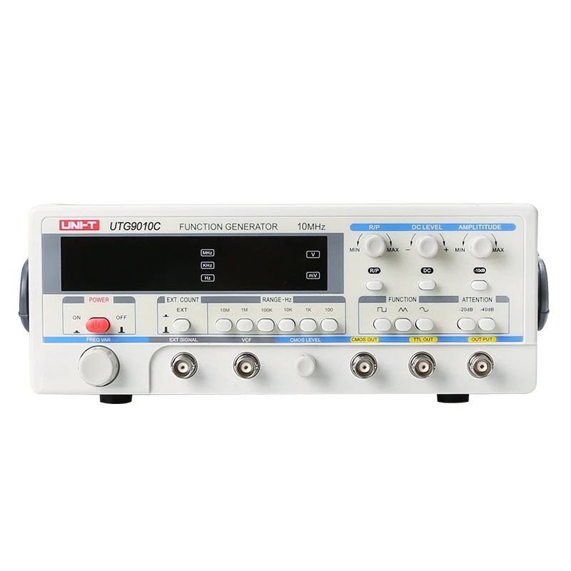 UNI-T UTG9010C цифровой Функция генератор сигналов диапазон частот 1 Гц-10 МГц AC 110 V-220 V Мощность 3Wp-p