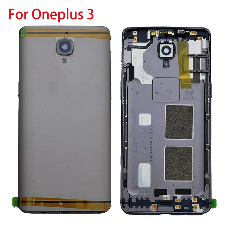 Для Oneplus 3 3T/для 2 металлический задний корпус Чехол Аккумулятор с