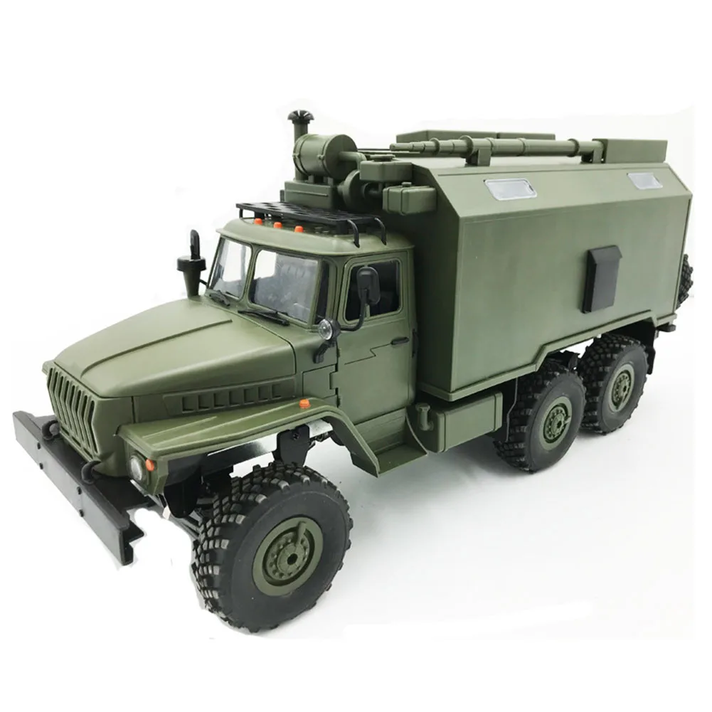 WPL B36 Урал 1/16 2,4G 6WD RC автомобиль военный грузовик Рок Гусеничный командный Коммуникационный автомобиль RTR игрушка авто армейские грузовики