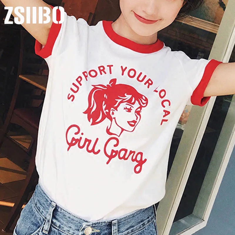 Футболка женская летняя с коротким рукавом и принтом|Футболки| |