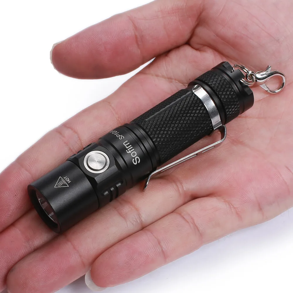 Карманный мини фонарик Sofirn SP10A светодиодный AA 14500 EDC Cree XPG2 600 лм портативный брелок