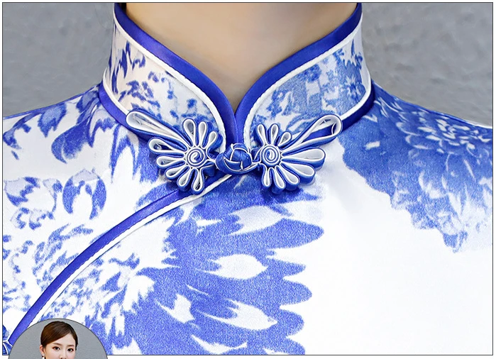 

Plus Size S-5XL Wedding Party Cheongsam Chinese style Womens Elegant Sexy Qipao Evening Dress Slim Long Robe Retro Vestido