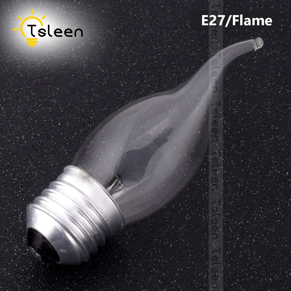 E27 Flame Лучшая цена! E27 кукурузы лампа E14 динамический эффект пламени светодиодный светильник Рождественский светильник моделирование горение мерцание 220V - Испускаемый цвет: E27 Flame