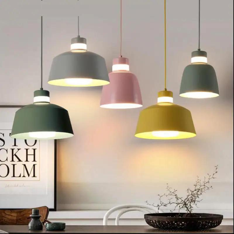 Подвеска из скандинавского шнура 1 шт. Утюг Барное освещение Светильник с