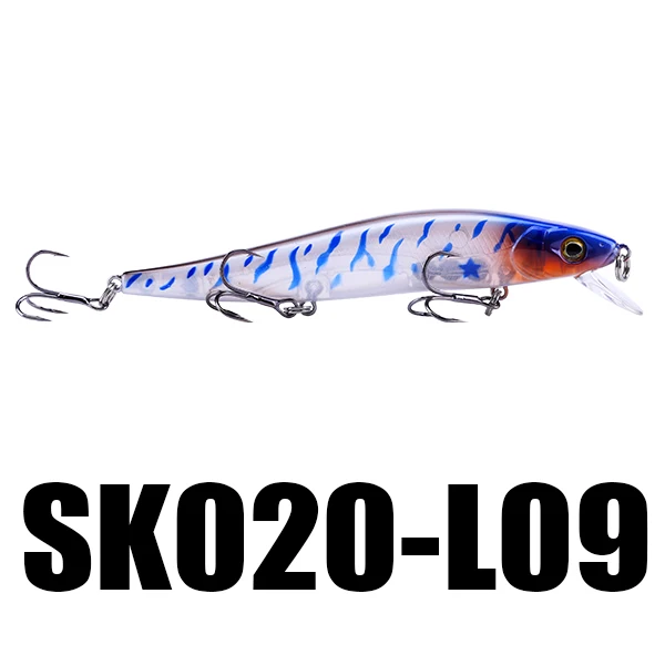 1 Pieces Color L09 SeaKnight SK020 приманка в виде гольяна, 1 шт., приманка для рыбалки, 1,0 м, 11 см, 14 г, Искусственные воблеры в соленой воде, плавающая приманка для рыбалки, 10 цветов - Цвет: 1 Pieces Color L09