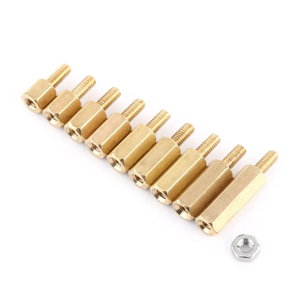 360 шт. латунные шестигранные гайки из нержавеющей стали|Наборы гаек и болтов| |