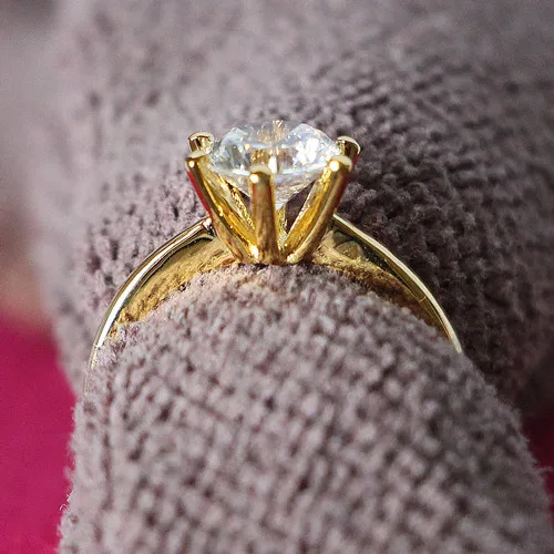 Кольцо с короной и зубцами из серебра 925 пробы | Украшения аксессуары