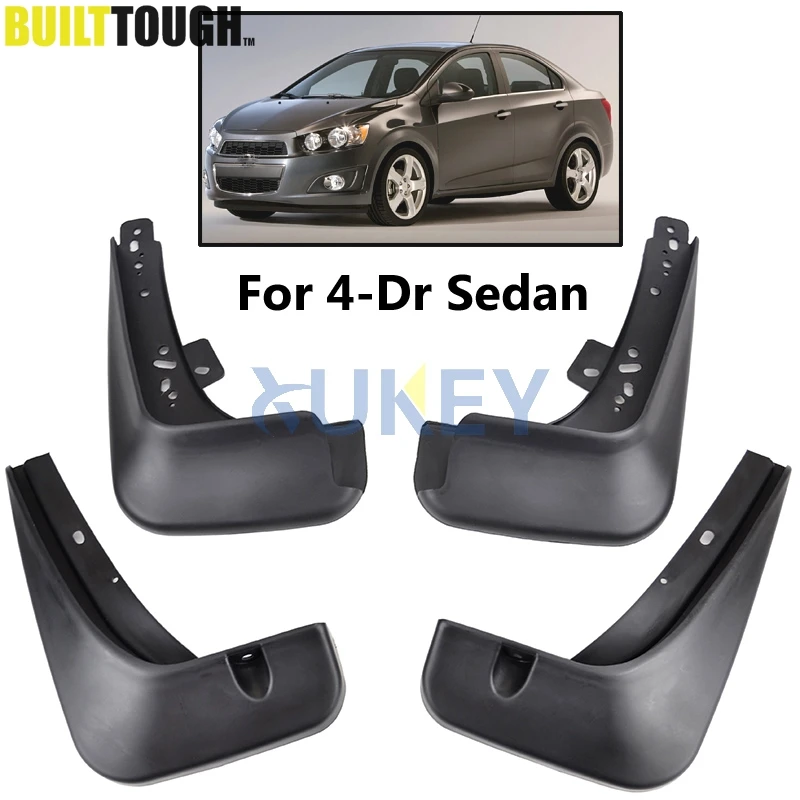 Литая щитка от грязи для Chevrolet Aveo Sonic Holden Barina Седан 2012 2013 2014 2015 2016 Брызговики|mud