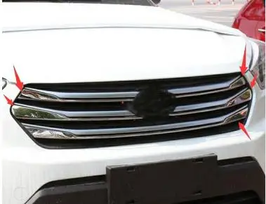 Высококачественная решетка радиатора из нержавеющей стали 5 шт. 2015 2016 2017 для Hyundai