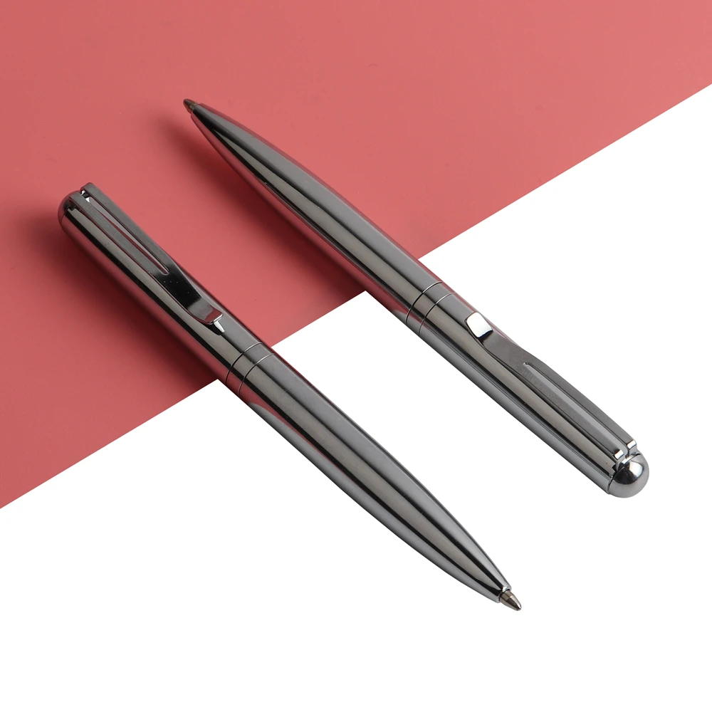 Шариковая ручка вращающаяся из нержавеющей стали 0 7 мм|pen samsung|pen pistolsteel ball pen |