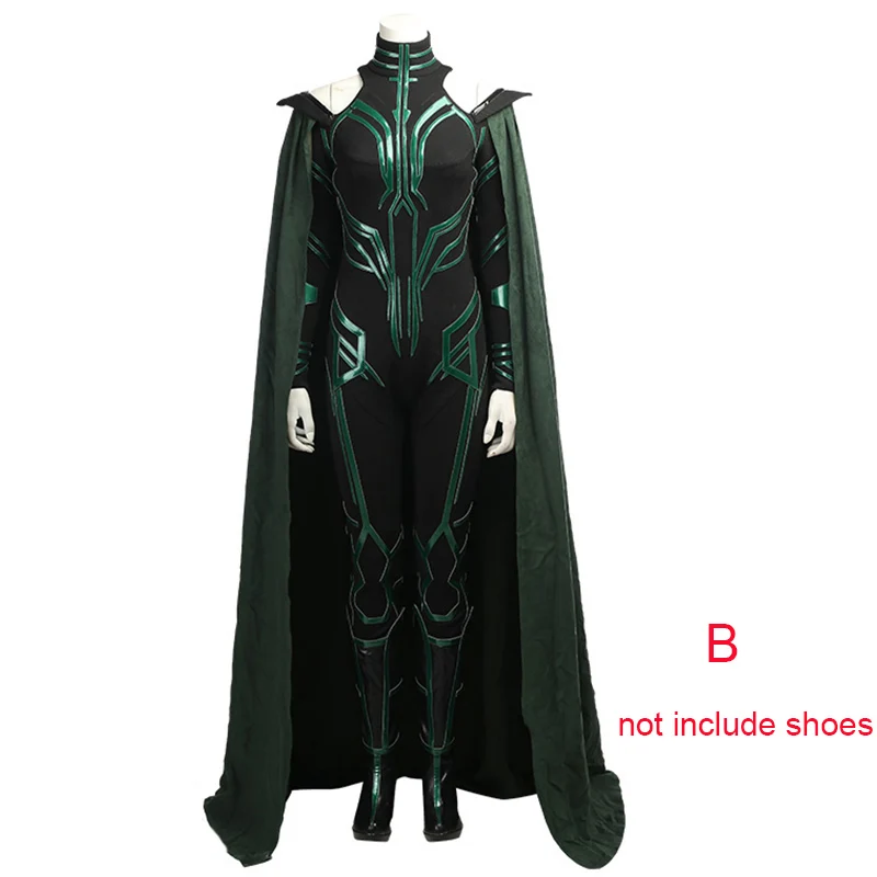 No shoes B Хела Косплей Женский костюм костюмы на Хэллоуин Косплей Тор Ragnarok Хелла костюм - Цвет: No shoes B