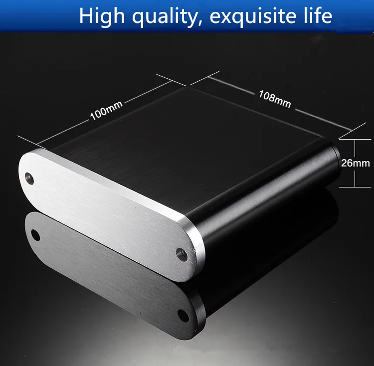 

Mini amplifier chassis yg-25 aluminum enclosure 108*26*100 mm amp case DIY box