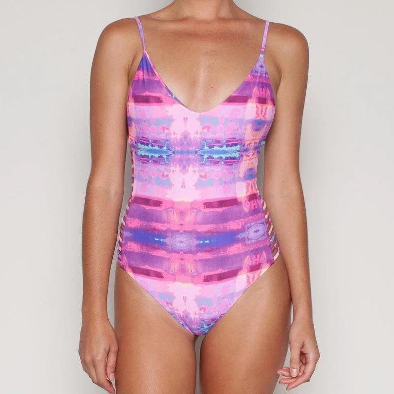 Swimmart 2017 пикантные Один Купальник Дамы купальник Multi Лето Ванна бразильский пляж