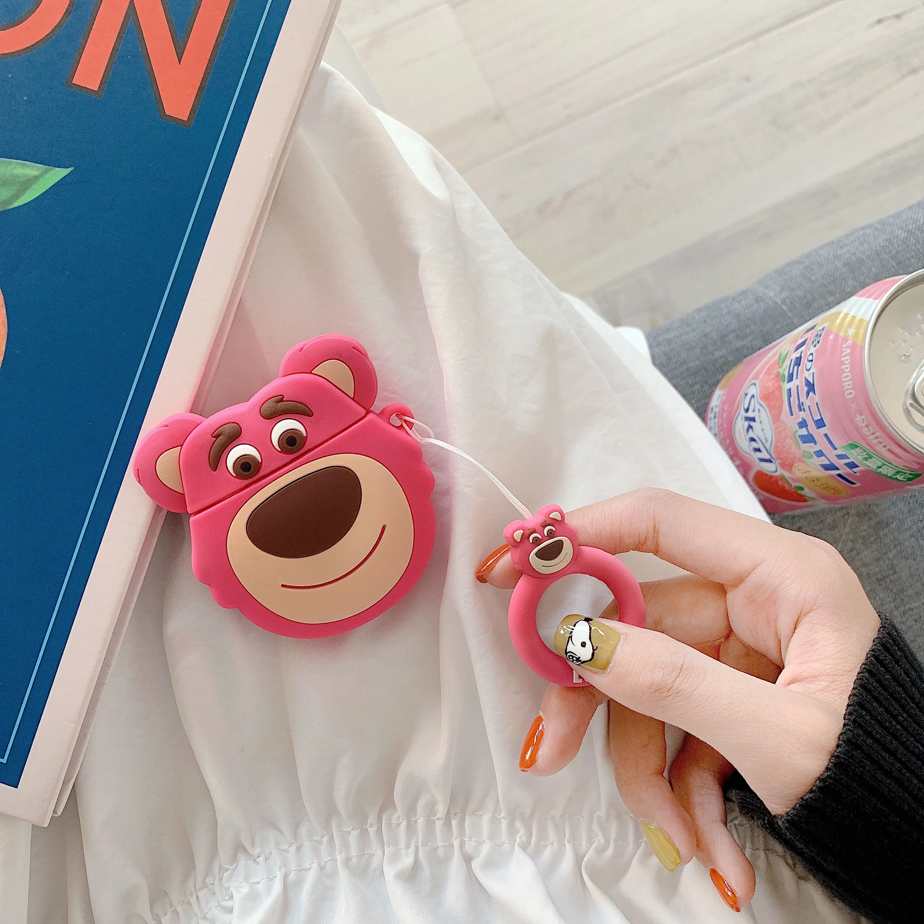 For AirPods Case Cute Dog Earphone Cases For Apple Airpods 2 Earpods Cover Soft Silicone Headphone Case Cover For Air Pods Funda