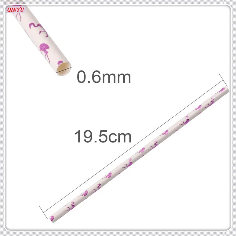 50 шт. бумажные соломинки в полоску стиле ретро | Дом и сад