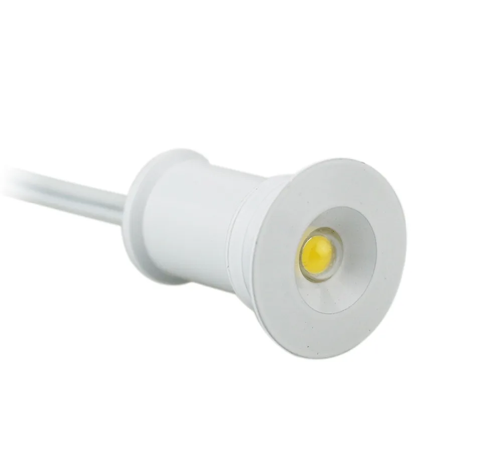 YLSTAR DC3V DC12-24V DC85-265V 1 Вт светодиодный мини-прожектор 15 мм вырез утопленное освещение домашний потолочный светильник в кухню
