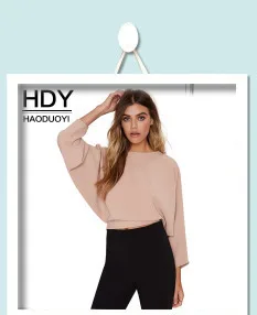 HDY Haoduoyi Мода Асимметричный Топы корректирующие Для женщин с длинным рукавом Женский пуловер Топы корректирующие Street Лоскутная круглым вырезом Повседневное длинная футболка
