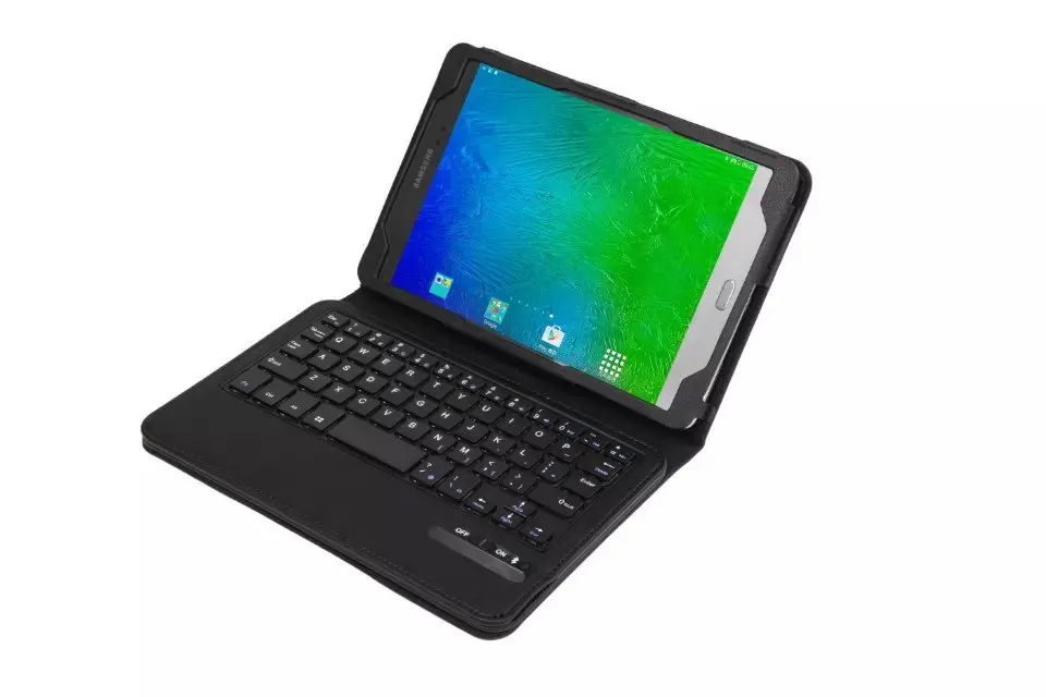 Съемная Беспроводная Bluetooth клавиатура с русскими и другими буквами 2 в 1