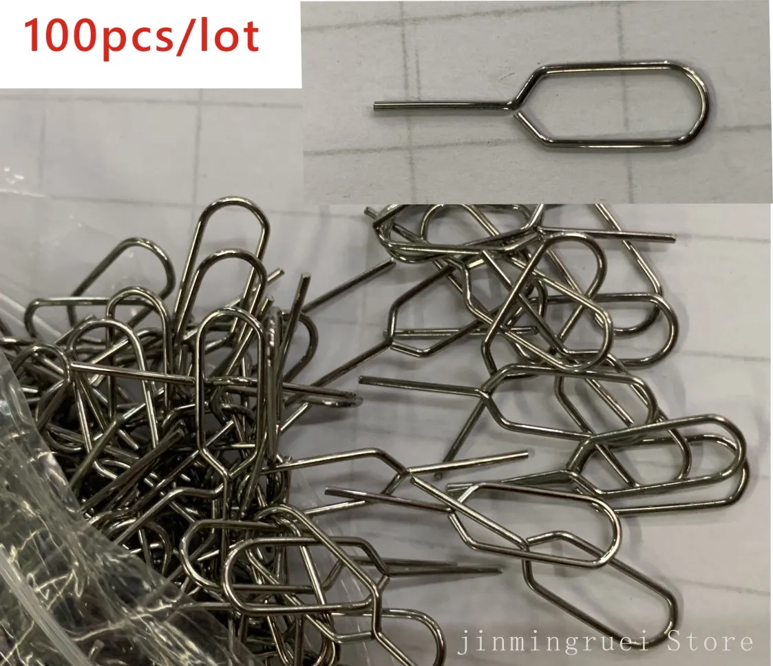 100 шт./лот SIM карты лоток Удаление Remover извлечения булавки иглы ключ инструмент для samsung iPhone 7 6 S 6 Plus 5 5S SE 5C 4 4S