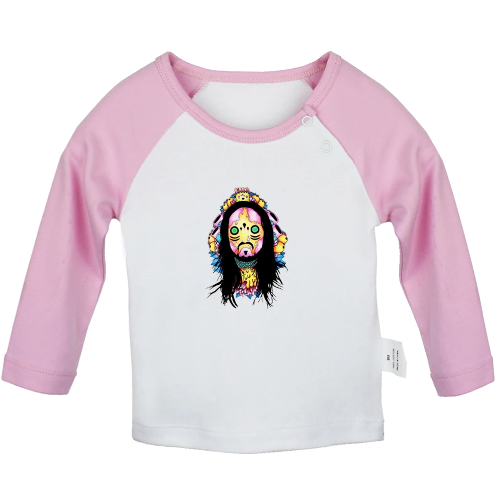 YbBabyYCP048C Aoki Silhouette BVB/футболки для новорожденных с изображением головы покемона, лошади, эскизов, ледовитых обезьянок, футболки с длинными рукавами для малышей - Цвет: YbBabyYCP048C